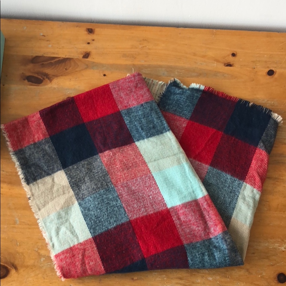 ZARA plaid scarf